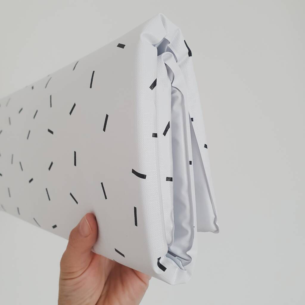 Confetti Scandinavian Deluxe Travel Baby Changing Mat By Little Duo