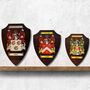 Wooden Shield With Full Colour Coat Of Arms, thumbnail 3 of 8