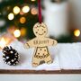 Personalised Gingerbread Family Pop Out Decorations, thumbnail 3 of 6