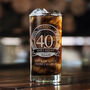 Personalised 40th Birthday Highball Glass And Gift Set, thumbnail 1 of 4