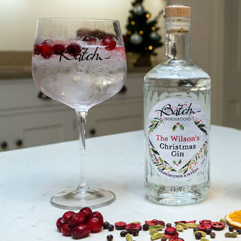 Personalised Christmas Gin, 6 of 6