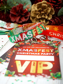 Xmas Fest Christmas Party Vip Lanyards Accessories, 7 of 12