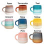 Personalised Stoneware Ombre Mug, thumbnail 2 of 4