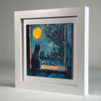 Window To The Wild Framed Ceramic Art Tile, 3 of 10