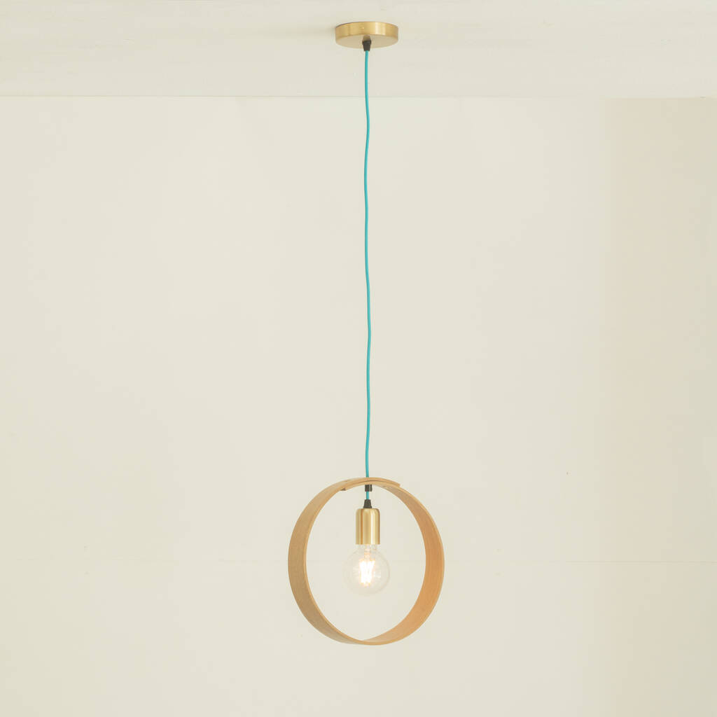 Wooden Ceiling Pendant Light, 1 of 12