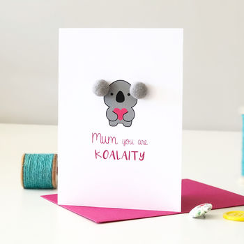Handmade Koala Card For Mother's Day, 3 of 3