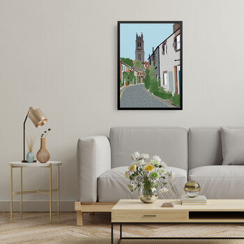 Circus Lane Stockbridge Edinburgh Scottish Travel Print, 3 of 4