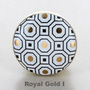 Royal Gold Ceramic Door Knobs Cupboard Door Handles, thumbnail 3 of 10