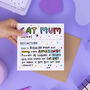 'Cat Mum Definition' Card, thumbnail 2 of 2