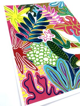 Colourful Tropical Art Print, 6 of 6