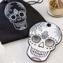 925 Sterling Silver Black Obsidian Dropper Earrings, thumbnail 4 of 4