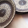 Stoneware Dinner Plates In Brown Colour, Set Of Four, thumbnail 9 of 9