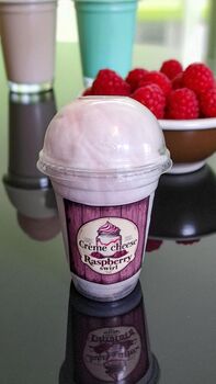 Crème Cheese And Raspberry Swirl Candy Floss Cake, 4 of 10