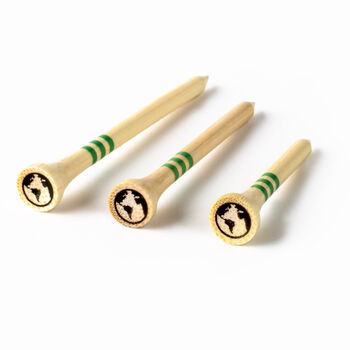 Mixed Size Classic Bamboo Golf Tees 30pcs Gift, 3 of 8