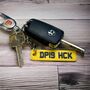 Personalised Number Plate Keyring, thumbnail 2 of 3