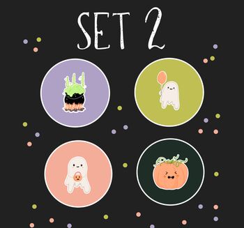 Halloween Button Badges, Pack Of Four, 9 of 9
