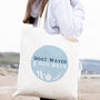 'Boat Waves And Sun Rays' Beach Tote Bag, thumbnail 1 of 2