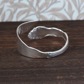 Floral Vintage Butter Knife Bangle, 2 of 4