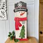 Personalised Large Christmas Snowman Sign, thumbnail 1 of 5