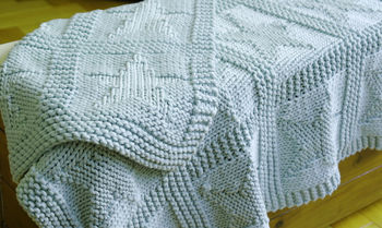 Baby Star Blanket Knitting Kit: 100% Cotton, 6 of 6