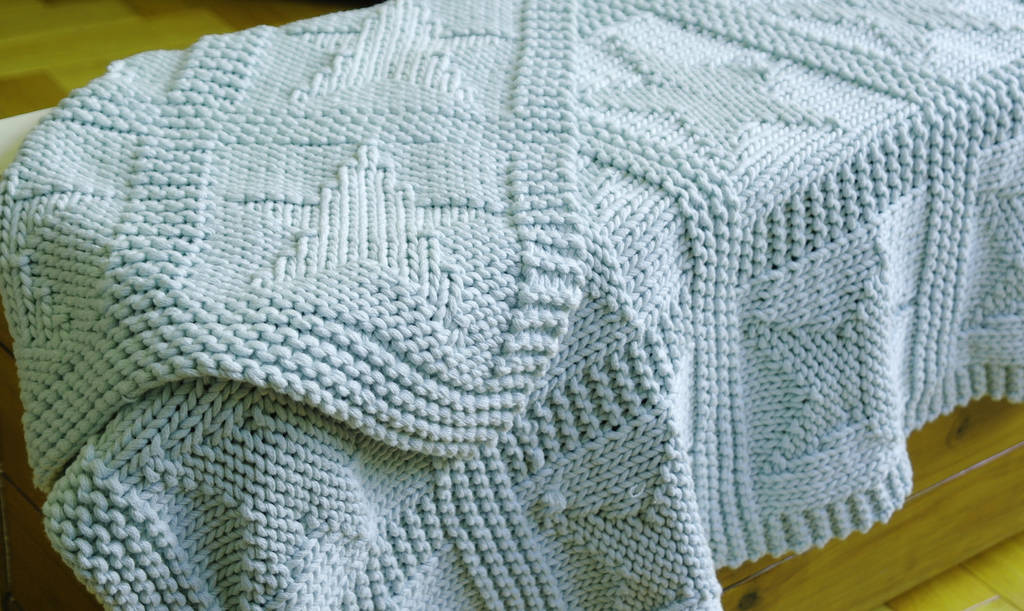 Baby Star Blanket Knitting Kit: 100% Cotton By Sproglets ...