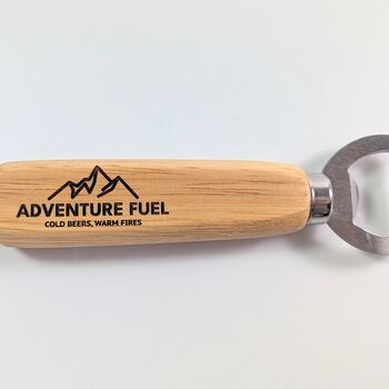 Wooden Bottle Opener, Adventurer Hiking, Father's Day, 5 of 6