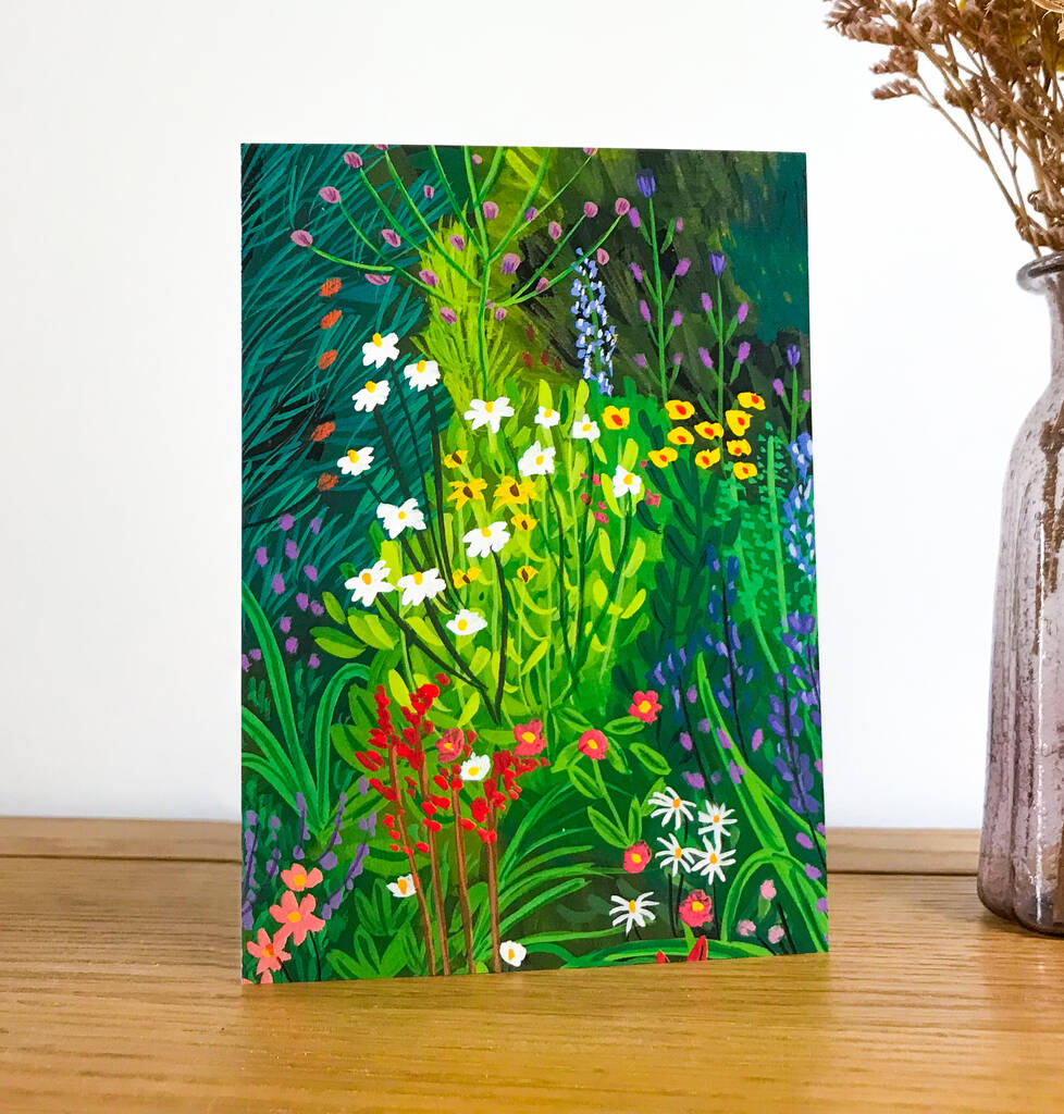 Wild Flower Garden Art Card, 1 of 3