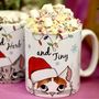 Personalised Christmas Cat Mug, thumbnail 5 of 12