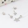 Personalised Children's Star Necklace And Earrings Set, thumbnail 5 of 6