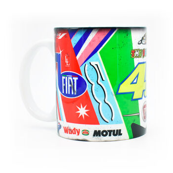 Rossi #46 2007 Special Assen Livery Motorbike Mug, 3 of 3