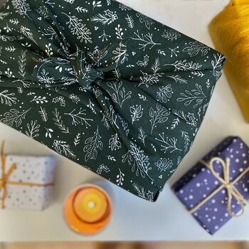 Reusable Greenery Fabric Gift Wrap, 4 of 4