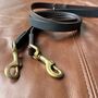 Handmade Buffalo Leather Dog Lead In Two Colours, thumbnail 1 of 6