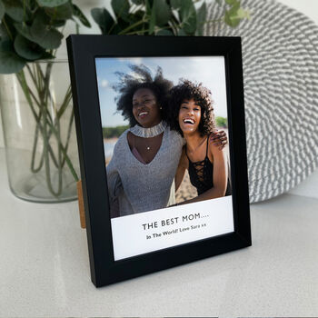 Personalised Photo Printed And Framed In Black, 6 of 8