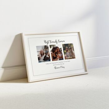 Personalised Forever Friends Photo Collage Print, 2 of 4