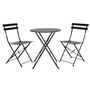 Carbon Table And Chair Bistro Set, thumbnail 3 of 4