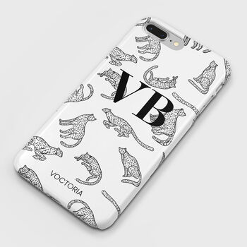 Personalised Leopard Pattern Phone Case, 4 of 6