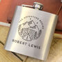 Personalised Mountain Adventure Camping Hip Flask Gift, thumbnail 3 of 3