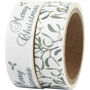 Christmas Washi Paper Tape Assorted Red Or Gold, thumbnail 5 of 8
