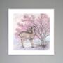'Deer And Blossom' Print, thumbnail 1 of 3