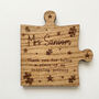 Personalised Thank You Teacher Wooden Coaster Gift, thumbnail 6 of 6
