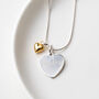 Personalised Sterling Silver Heart Necklace, thumbnail 2 of 3