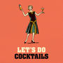 ‘Let’s Do Cocktails’ Funny Card For Her, thumbnail 2 of 4