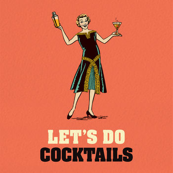 ‘Let’s Do Cocktails’ Funny Card For Her, 2 of 4