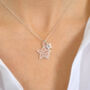 Personalised Graduation Gift Sterling Silver Initial Star Necklace, thumbnail 10 of 11