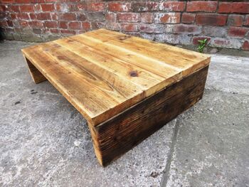 Timber All Wood Coffee Table Tv Unit Stand 110, 3 of 5