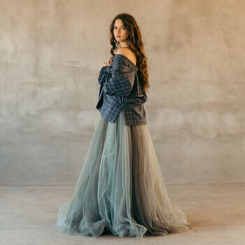 Boho Maxi Tulle Wedding Skirt For Beach Brides And Proms, 11 of 12