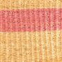 Rosu: Dusky Pink Stripe Woven Moses Basket, thumbnail 4 of 7