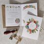 Tropical Folded Wedding Invitation Suite, thumbnail 1 of 7