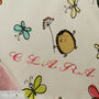 Personalised Pink Velour Bib Set, New Baby Gift, thumbnail 4 of 12