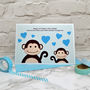 'Little Monkeys' Personalised Father's Day Card, thumbnail 3 of 4